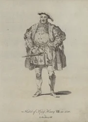 Kleidung von König Heinrich VIII im Jahr 1520